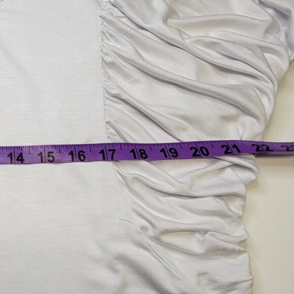 White Cotton Dolman Sleeve Top Sizes M/L, L/XL, XL/XXL - NWT - Picture 8 of 10